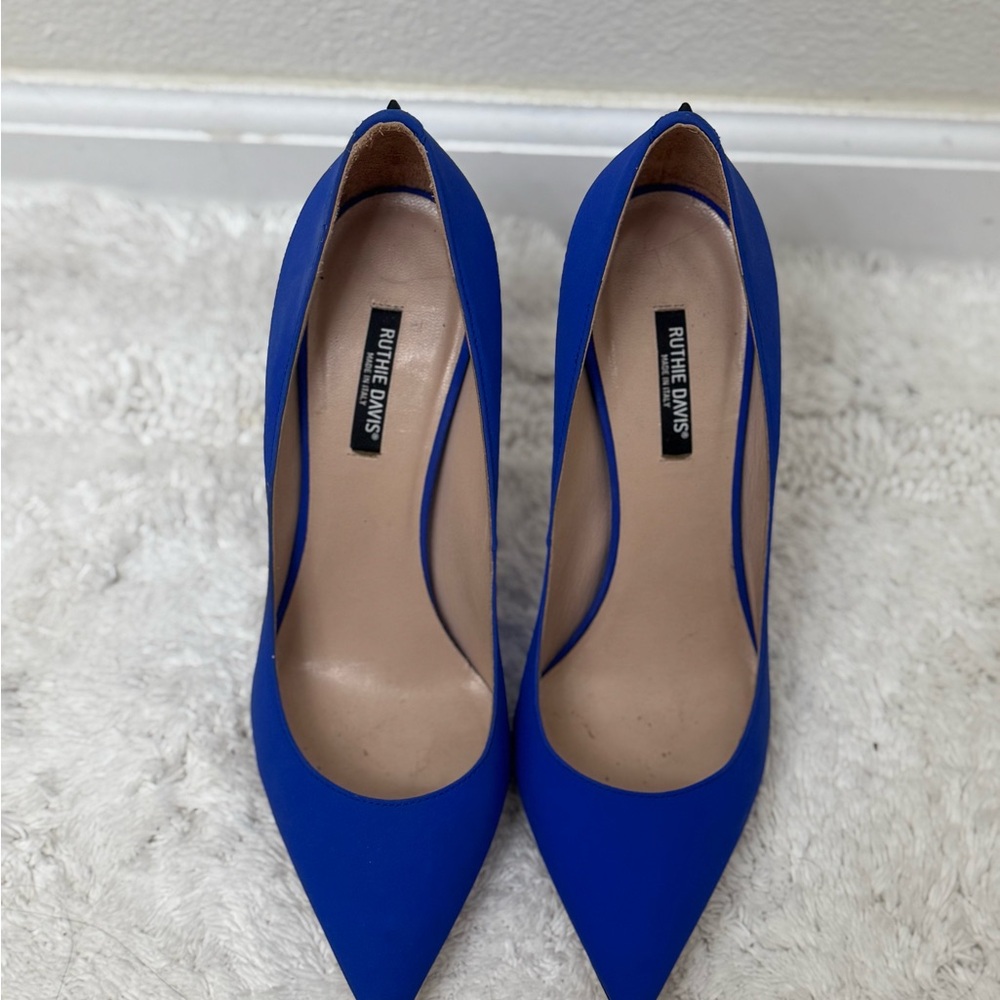 Ruthie Davis royal blue heels